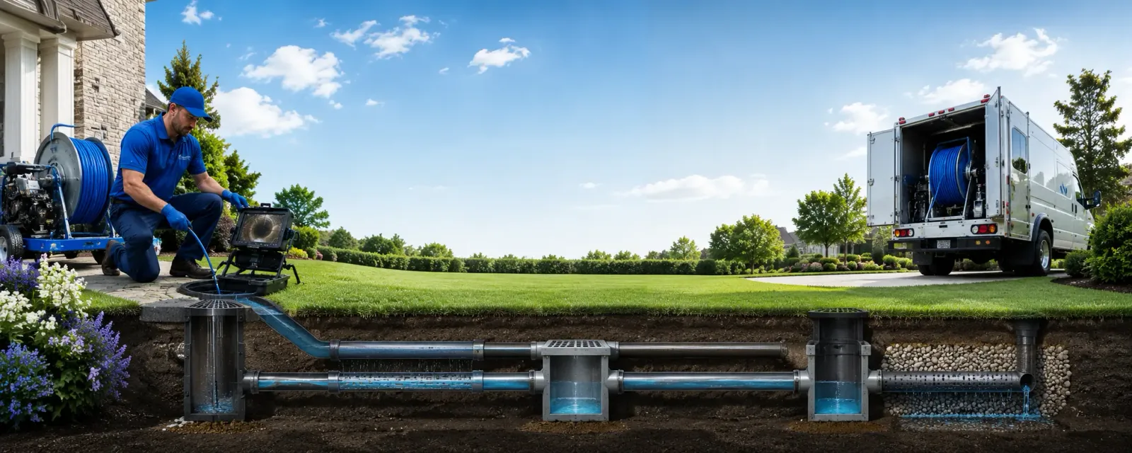 Outdoor drain cleaning information for Henderson, TX